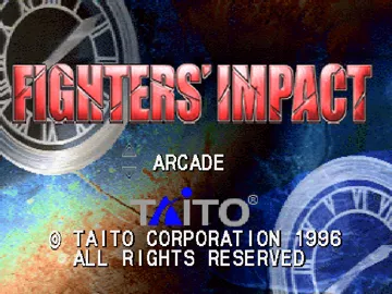 Fighters Impact (JP) screen shot title